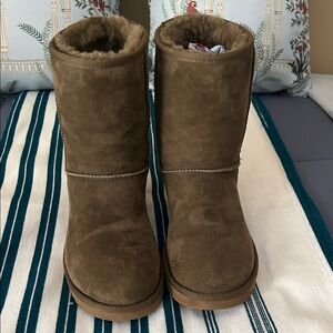 UGG Cozy Brown Suede Boots
